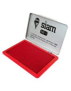 CUSCINETTO PER TIMBRI IN GOMMA CM.8X12 ROSSO