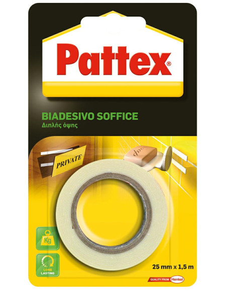 Biadesivo Nastro 7076 18M X 25Mm Nero (A 3 - Foto 4