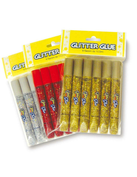 COLLA GLITTER PZ.6 ML.10,5 ARGENTO