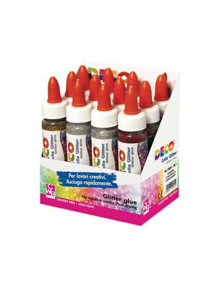 COLLA GLITTER PZ.12 ML.52 3 COL..