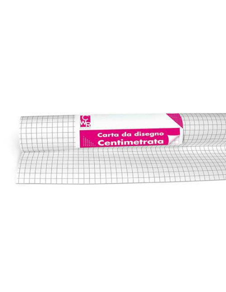 CARTA CENTIMETRATA ROTOLO CM.70X20MT GR.80