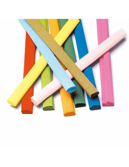 CARTA CRESPA CM250X50 GR.180 ROSSO NATALE