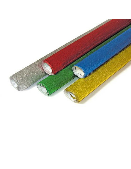CARTA CRESPA METAL CM.150X50 GR.50 VERDE