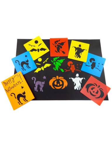 STENCIL HALLOWEEN PZ.6 CM.14x15.