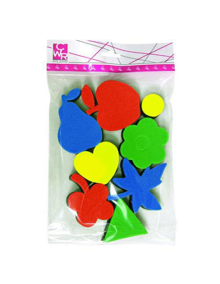 TIMBRI IN SPUGNA SOGGETTI ASSORTITI PZ.8