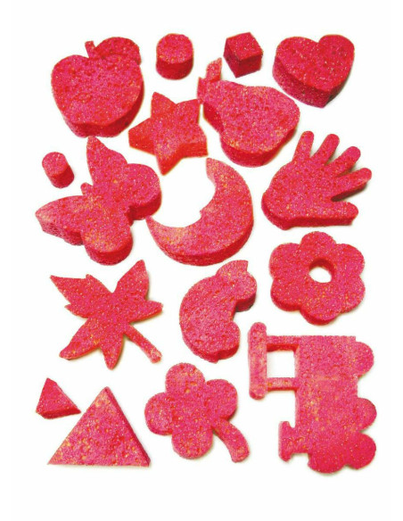 SPUGNE SAGOMATE SOGGETTI ASSORTITI PZ.16