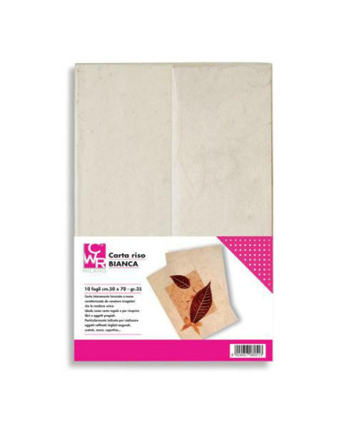 CARTA RISO CM. 50X70 FG.10 GR.25COL. ASS.