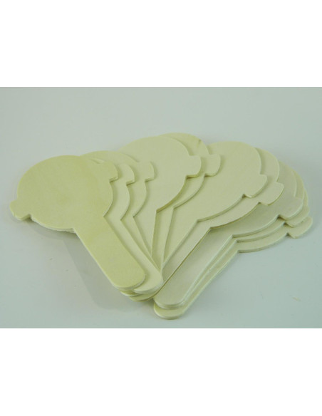 LEGNO\SAGOMA FACCIA PZ.10 CM.8X15,5H