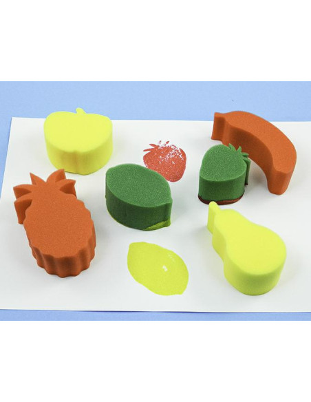 SPUGNE SAGOMATE FRUTTA PZ.6 CM.15