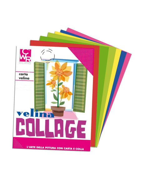 CARTA VELINA FG.24 CM.50X76 GR.20 NERO