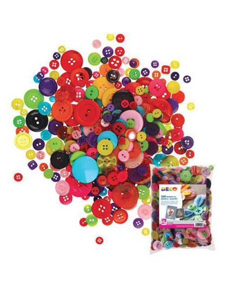 BOTTONI PZ.650 GR.500 COL. ASS..