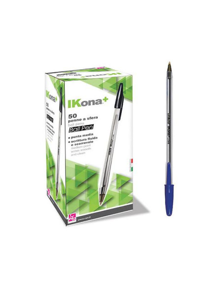 PENNA A SFERA PZ.50 ROSSO.