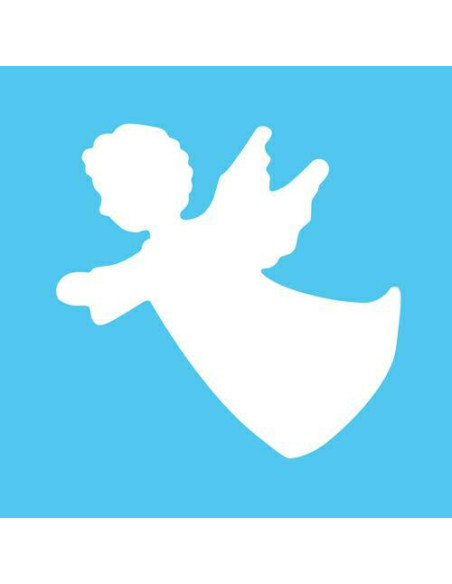 FUSTELLA SAGOMA ANGELO MM.16.