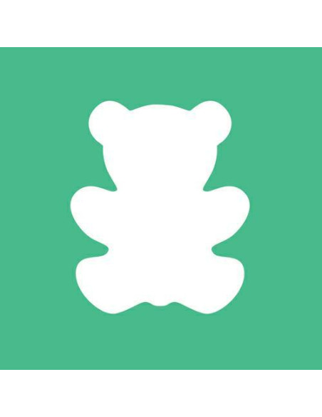 FUSTELLA SAGOMA ORSO MM.25.