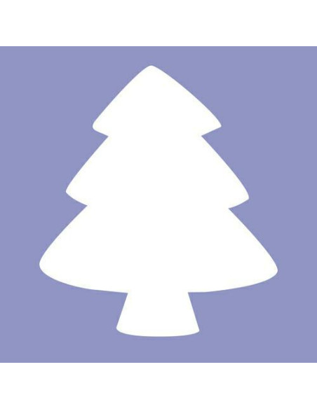 FUSTELLA SAGOMA ALBERO NATALE MM.38