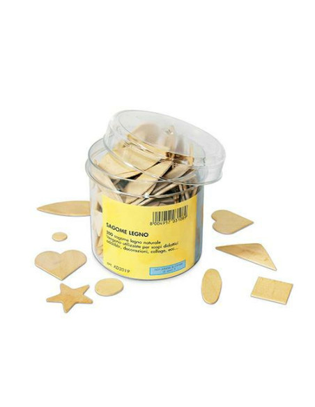 LEGNO\DECO FORME ASSORTITE PZ.200