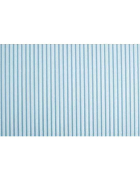 CART/ONDULATO CM.50X70 GR.230 AZZURRO