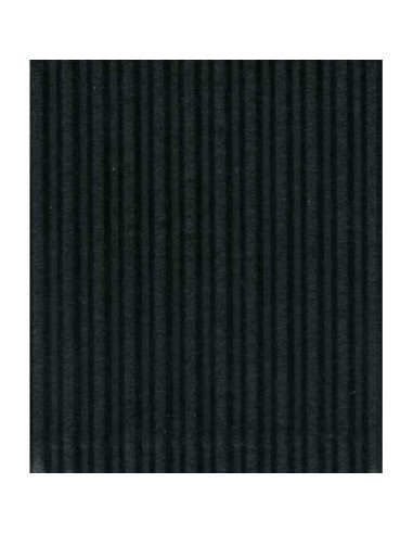 CARTONE ONDULATO DRITTO 50X70 NERO