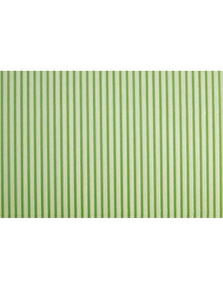 CART/ONDULATO CM.50X70 GR.230 VERDE CHIARO
