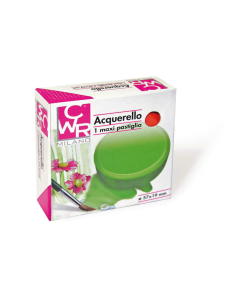 ACQUARELLI DECO PASTIGLIA MM.57X19 ROSSO