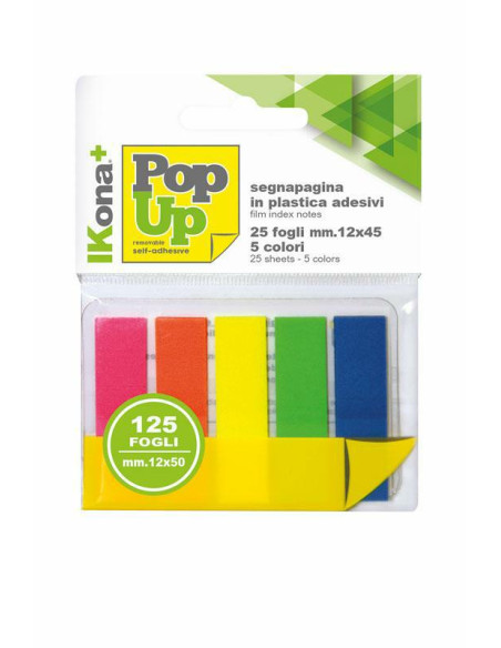 SEGNAPAGINA FG.125 MM.12X45 5 COL.