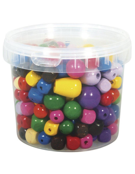 PERLE IN LEGNO COL. ASS 150 PZ