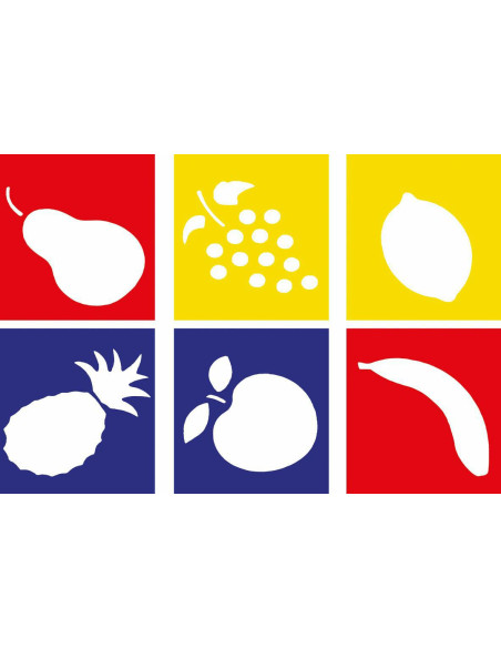 STENCIL FRUTTA PZ. 6 CM.14x15.