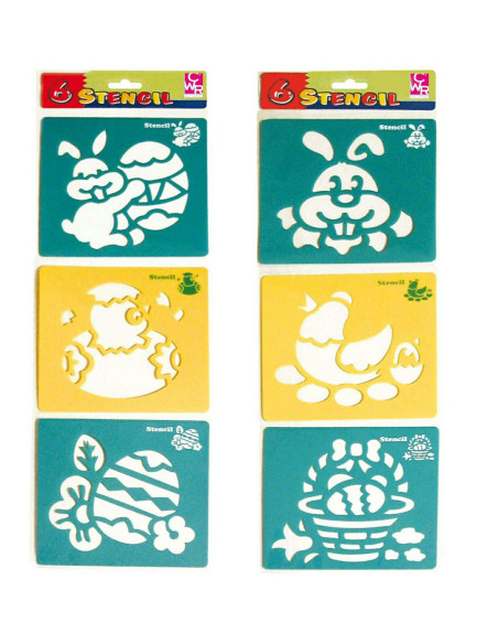 STENCIL PASQUA PZ.6 CM.14x15.