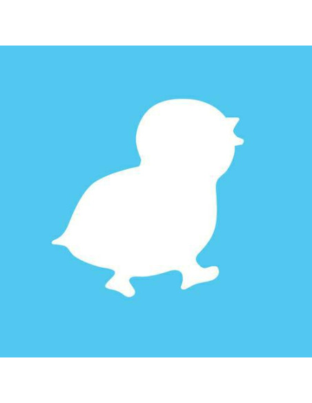 FUSTELLA SAGOMA PULCINO MM.16.