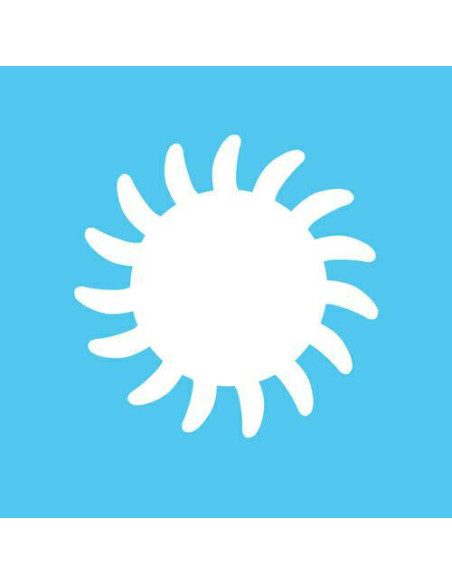 FUSTELLA SAGOMA SOLE MM.16.