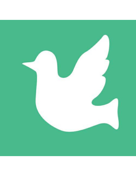 FUSTELLA SAGOMA COLOMBA MM.25.