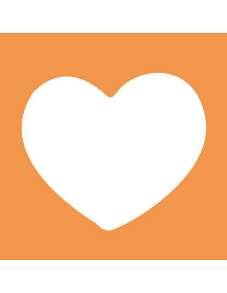 FUSTELLA SAGOMA CUORE MM.50.