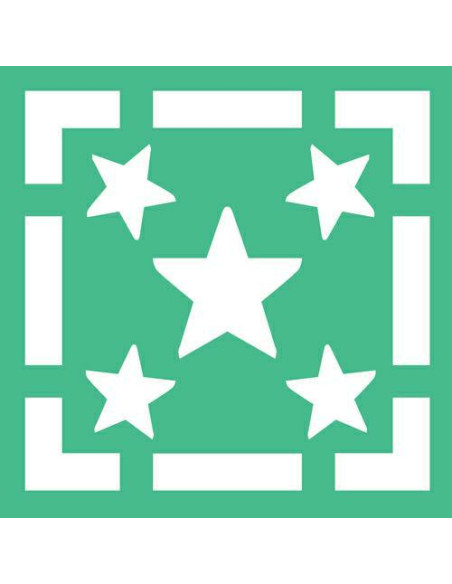 FUSTELLA PER BORDI DECO STELLE MM.25