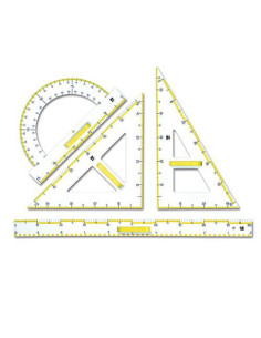 SQUADRA PER LAVAGNA ARDA IN PLASTICA CM.60/45