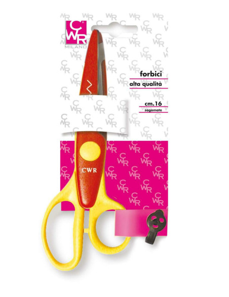 FORBICE DECORO TAGLIO ONDA CM.16.