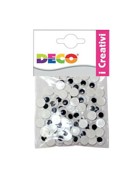 OCCHI MOBILI ADESIVI OVALI PZ.50 MISURE ASS.