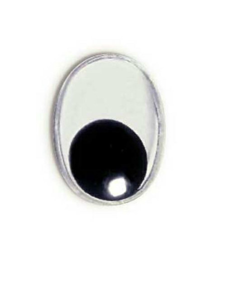 OCCHI MOBILI ADESIVI OVALI PZ.100 MM.5X7