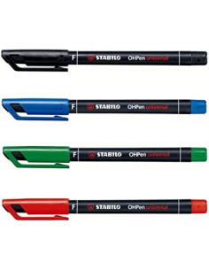 MARKER STABILO OHPEN PUNTA FINE ROSSO