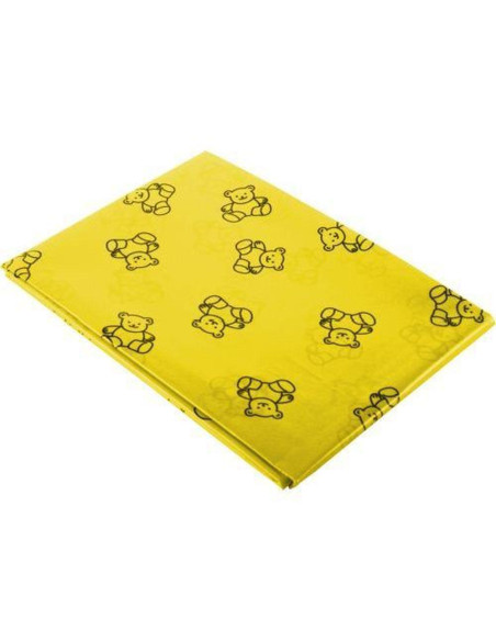 TOVAGLIA IN PLASTICA ORSETTI 150X150CM GIALLA