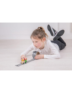 NASTRO ADESIVO FERROVIA + TRENOCM.5X8MT