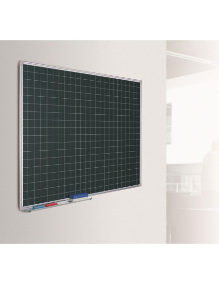 LAVAGNA MAGNETICA QUADRETTATA GRIGIA 100X120