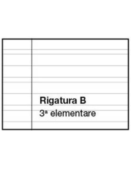 QUADERNO MAXI SENZA ZAINO ITALIANO RIGO 3