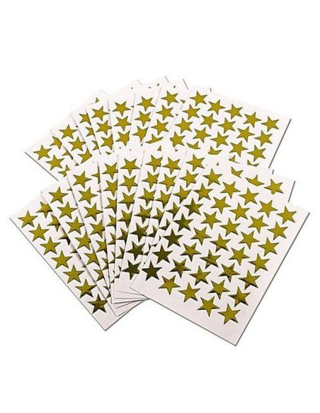 STELLE ADESIVE FG.6 PZ.180 MM.27X27 ORO