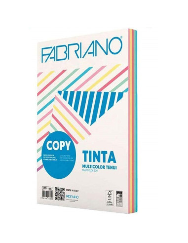 CARTA FOT. A4 TINTE TENUI\4 COL.GR.80 200FG