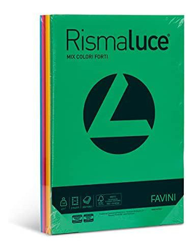 RISMALUCE A4 GR. 140 FG. 200 6 COL. FORTI