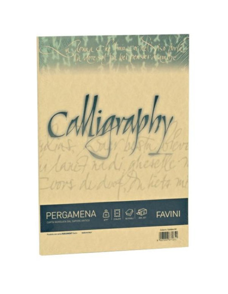 PERGAMENA CALLIGRAPHY FG.50 A4 GR.90 CREMA