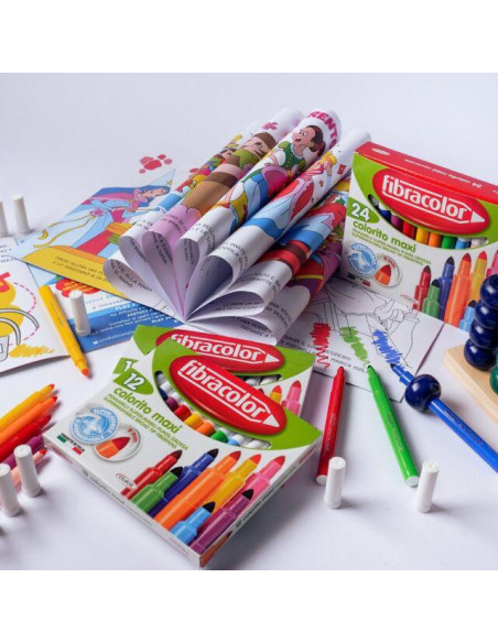 PENNARELLI COLORITO MAXI PZ.12 VIOLA