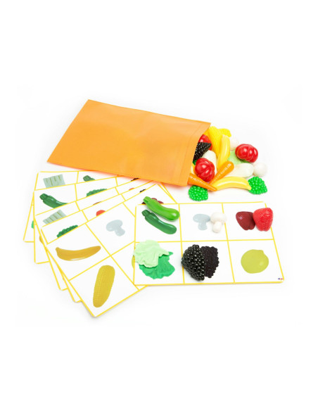 TOMBOLA TACTI FRUTTA E VERDURA 36 PZ