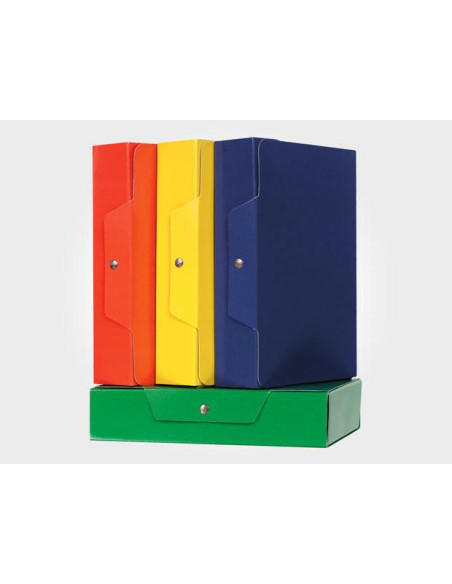 CART/PORTAPROGETTI CON BOTTONE 25X35 D. 4 CM