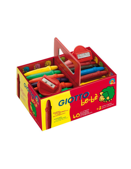 PRIMI PASTELLI CERA GIOTTO BE-BE' PZ.40